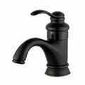 Comfortcorrect 2 x 4.9 x 5.9 in. Bardelona Single Handle Bathroom Vanity Faucet New Black CO2797347